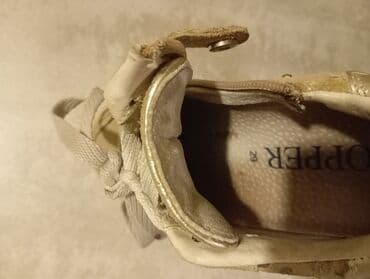 женские кроссовки в сетку: Цвет - Бежевый, Б/у — 3