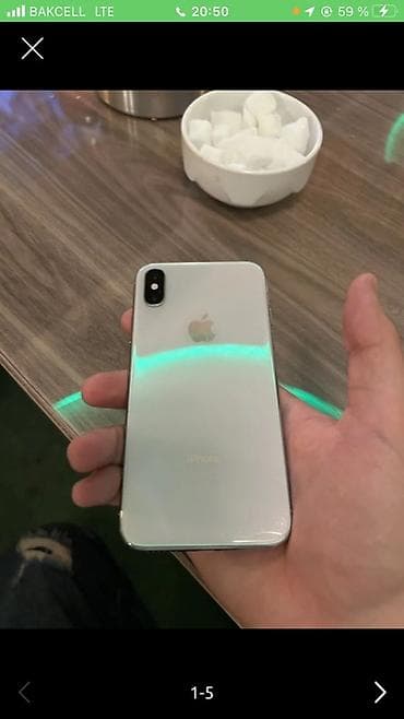 iphone ekran sekilleri: IPhone X, Gümüşü, Face ID — 1