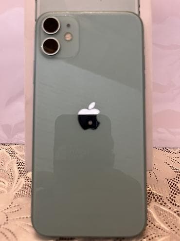 iphone pro qiymeti: IPhone 11, Yaşıl, Simsiz şarj — 4