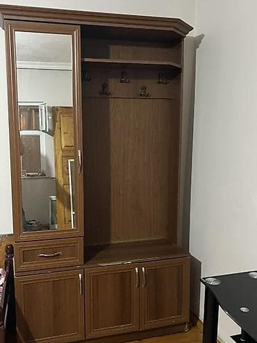 2ci el dolablar: İşlənmiş, 3 qapılı, Güzgülü, Qəhvəyi, Açılan, Düz dolab — 1