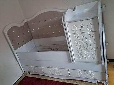 Oğlan və qız üçün, Çarpayı, Bazalı, Matrassız, Siyirməli