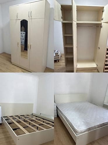 mebler: SaraTaxt dolab birlikde 350 manat. Dolab olcu E 118/H 207/D48,taxt — 1