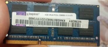 ventilator notebook: Operativ yaddaş (RAM) Kingston, 4 GB, 1600 Mhz, DDR3, Noutbuk üçün, Yeni — 2