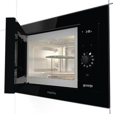 Mikrodalğalı sobalar: Mikrodalğalı soba Gorenje, Quraşdırılan, Mikrodalğalar ilə, rəng - Qara, Yeni — 5