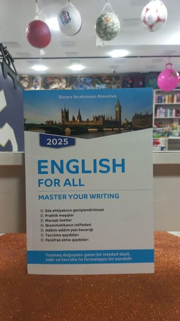 ENGLİSH FOR ALL SALAM ŞƏKİLDƏ GÖRDÜYÜNÜZ KİTABI ƏLDƏ ETMƏK ÜÇÜN