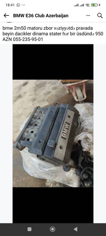 Bmw matoru 2m50 zbor mator beyin pravada dacikler usdunde yağ yemə