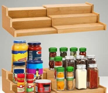 Maskalar, eynəklər: Tənzimlınən düzənləyici rəf mətbəxinizdə hər şey göz önündə və — 14