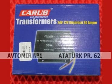 telefon uzlukleri: 24 voltu 12 volt edən blok bundan başqa hər növ avtomobi̇l — 1