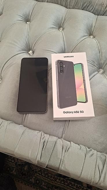 Samsung Galaxy A56 5G, 128 GB, rəng - Qara, Sənədlərlə