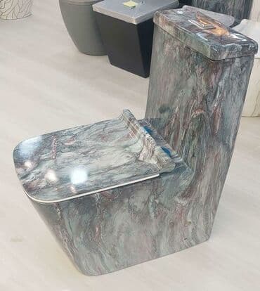 baconka: Mərmər dizaynlı unitaz. Bu qeyri-adi unitaz hər bir vanna otağına — 1