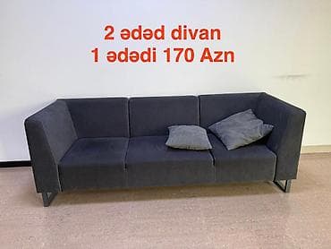 Divan, Açılmayan, Bazasız, Parça, Çatdırılma yoxdur