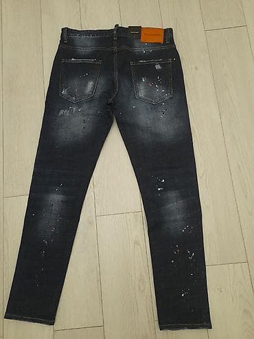 cins walvar: DSQUARED2 “Skater Jean” kişi cins şalvarı.70manata alınıb etiketi — 2