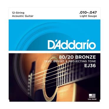 ucuz gitaralar: D'Addario akustik gitara uchun 1 dest sim
Model: EJ 36 — 1