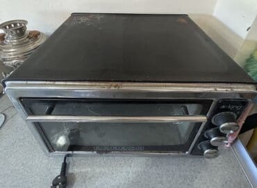 elif soba fiyatları: Duxovka Elektrik, rəng - Qara, Ayrıca dayanan, İşlənmiş — 3