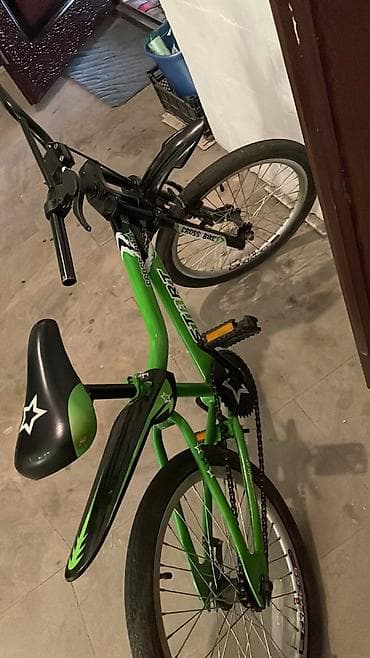 velesiped: Uşaq velosipedi – START Cross Bike - Rəng: yaşıl/qara, ulduz temalı — 3