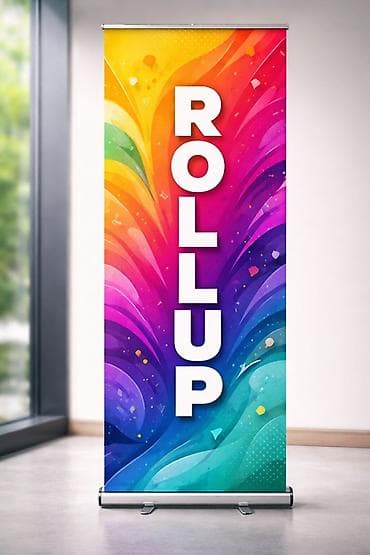 uv cap: Effektiv reklam və peşəkar təqdimat istəyirsinizsə, bu Rollup stendlər — 1