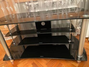 komputer altlığı: Düz TV altlığı, Polkalı, Şüşəli — 2