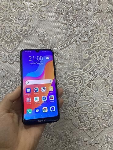 TV və video: Honor 8A Prime, rəng - Qara, Barmaq izi — 1