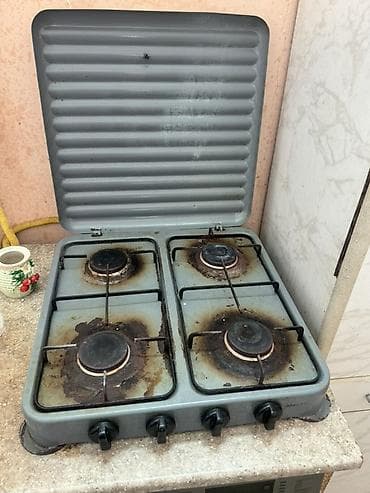Qaz sobası Stolüstü, 4 gözlü