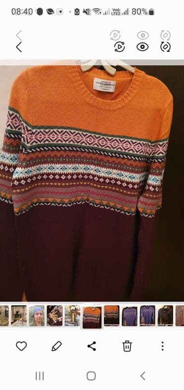 yun qadın koftaları: Yun sviter əla yumşaq material — 2