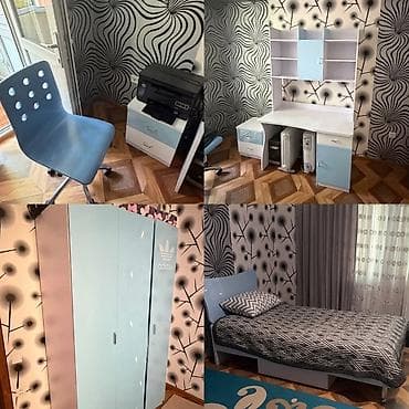 usag ucun: Uşaq/yeniyetmə otağı üçün dəst mebel Dəst tərkibi: - Tək nəfərlik — 1