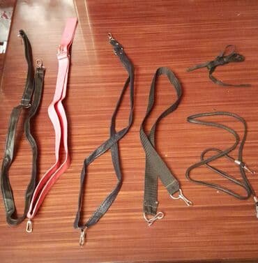 qaşlı çanta: Çanta üçün kəmərlər satılır. Biri 5 manat — 1