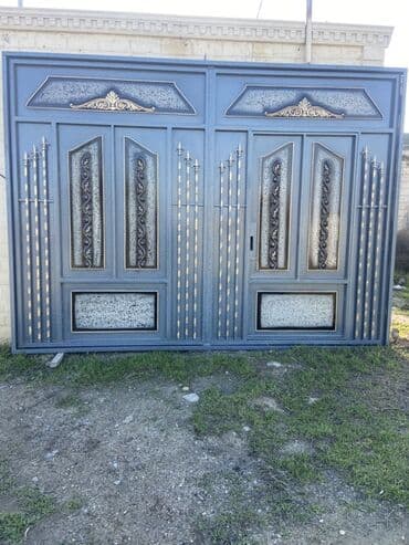 3D panellər: Dəmir Həyət darvazası, Mexaniki, Qapı ilə, Kredit yoxdur — 2