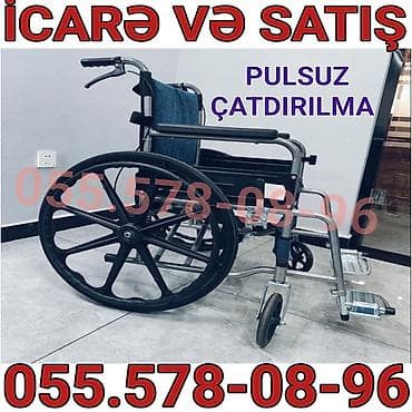 elil arabalari: İcarə və satış üçün əlil arabası - Metal karkaslı, dayanıqlı — 1