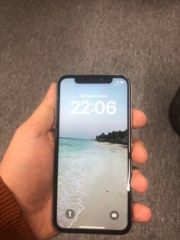 IPhone X, 256 GB, Gümüşü, Face ID