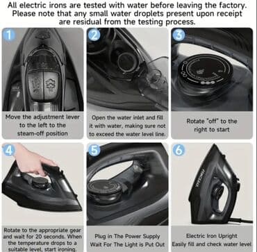 ütü fenler: Buxarlı ütü, Kredit yoxdur, Pulsuz çatdırılma — 6