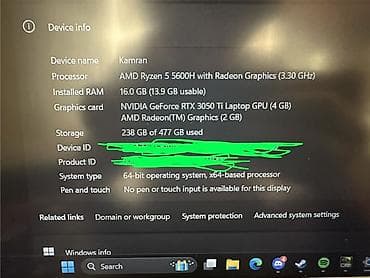 hyperx cloud alpha s: İşlənmiş Lenovo IdeaPad, 15.6 ", AMD Ryzen 5, 512 GB, Ünvandan götürmə — 4