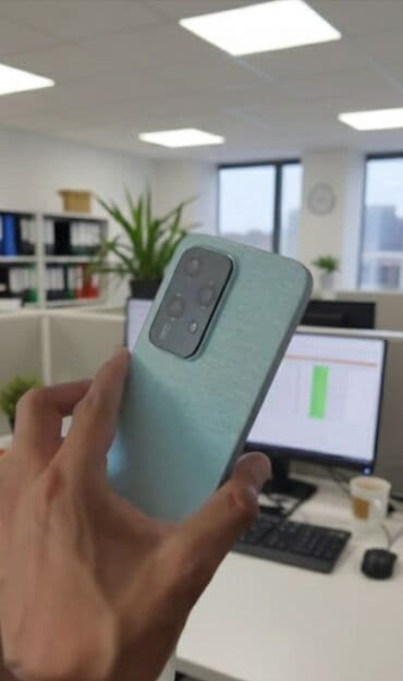 xiaomi mi4 qiymeti bakida: Məhsul: Smartfon - Rəng: Açıq yaşıl arxa panel, kvadrat kamera adası — 2