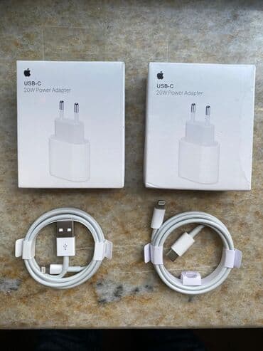 type c usb qiymeti: Adapter Apple, 20 Vt, Yeni — 1