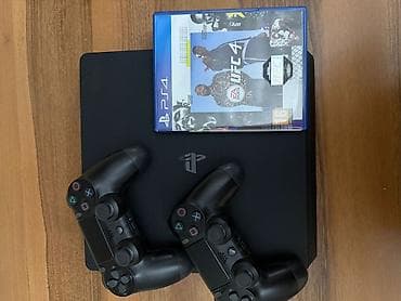 playstation satış: PlayStation 4 Slim komplekti - Konsol: Sony PlayStation 4 Slim (qara — 3
