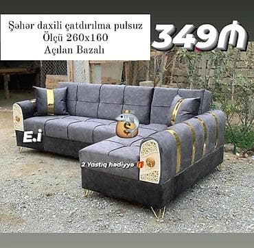 Künc divan, Açılan, Bazalı, Parça, Şəhərdaxili pulsuz çatdırılma