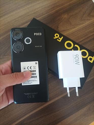 Poco F6, 512 GB, rəng - Qara, Face ID