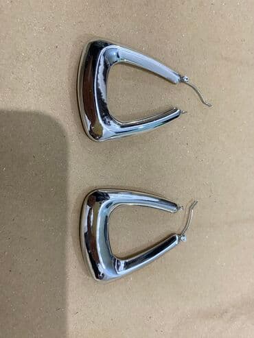 tək qaş: Qolbaq dəsti - Model 1: Gümüşü rəngdə sərt qolbaq, üst hissəsi xırda — 11