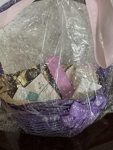 Şamdanlar: Hədiyyə səbəti, Yeni, rəng - Bənövşəyi, Ünvandan götürmə — 7