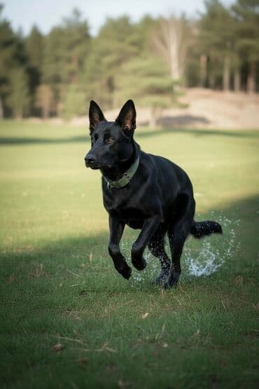 Renault: Qara rəngli it – aktiv və çevik - Cins tipajı: böyük ölçülü, dik — 1