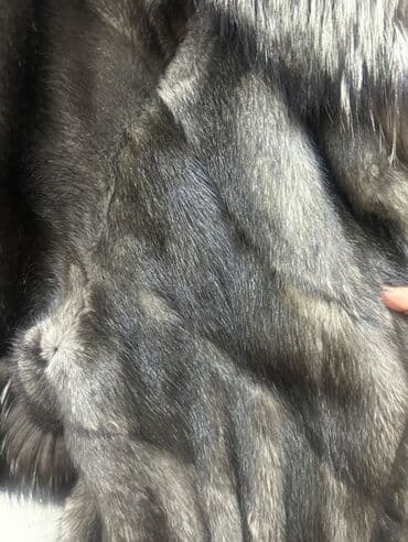 Digər qadın geyimləri: Kürk, XL, rəng - Boz — 2