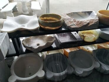 hamam çanaqları: Mərmər və oniks materiallarından hazırlanmış müxtəlif formalı və — 1