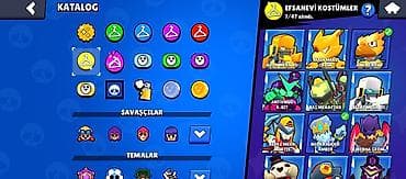 Brawl Stars hesabı – yüksək kubok və prestijlə dolu - Kupa yolu — 8