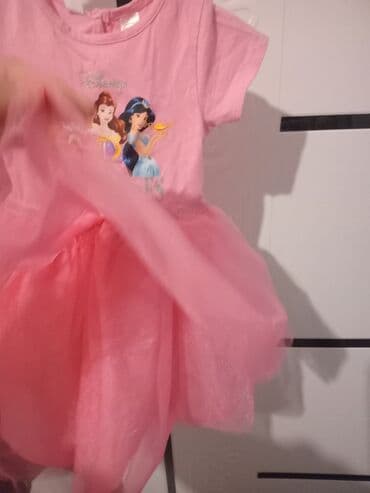 Cinslər və şalvarlar: Uşaq paltarı – “Disney Princesses” temalı - Rəng: çəhrayı - Üst — 3