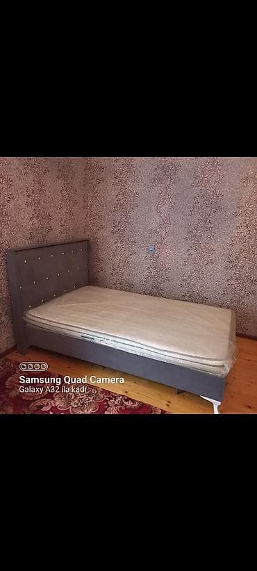 ber ber: Yeni, Təknəfərlik çarpayı, Bazasız, Matras ilə, Siyirməsiz — 4