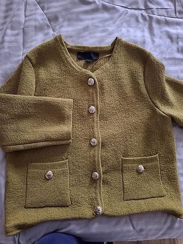 Qadın jaketi/kardiqan Zara( orginal) M beden - Rəng: zeytun-yaşıl -