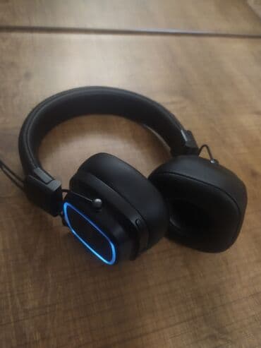 mikro nauşnik satışı: İşlənmiş Simsiz (Bluetooth) Qulaqcıqlar, Marshall, rəng - Qara — 1