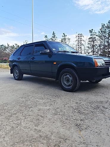 klassik maşınlar: LADA Samara hatchback - Kuzov: 5 qapılı hatchback, tünd mavi rəng - — 5