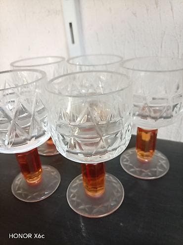 duz qablari: Rümkalar, rəng - Narıncı, Şüşə, SSRİ — 4
