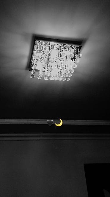 Çılçıraq, 10 və daha çox lampa, Xrustal