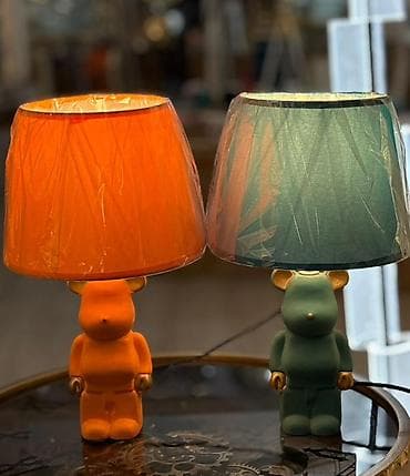 Декор и интерьер: Masaüstü abajur – ayı fiqurlu dekorativ lampa - Dizayn: Alt hissəsi — 5